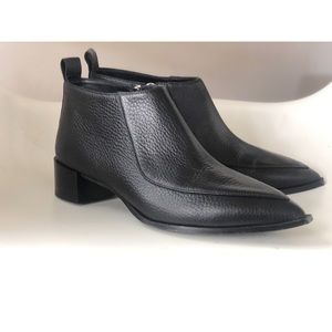 Everlane Boss Boot Ankle in Pebbled Black 10.5
